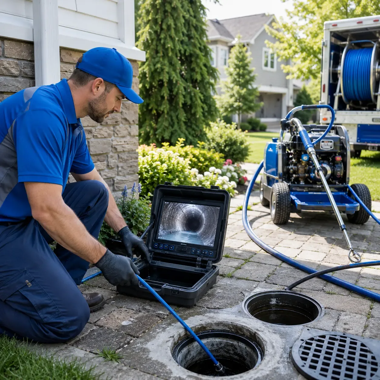 Outdoor drain cleaning professionals serving Goldthwaite, TX